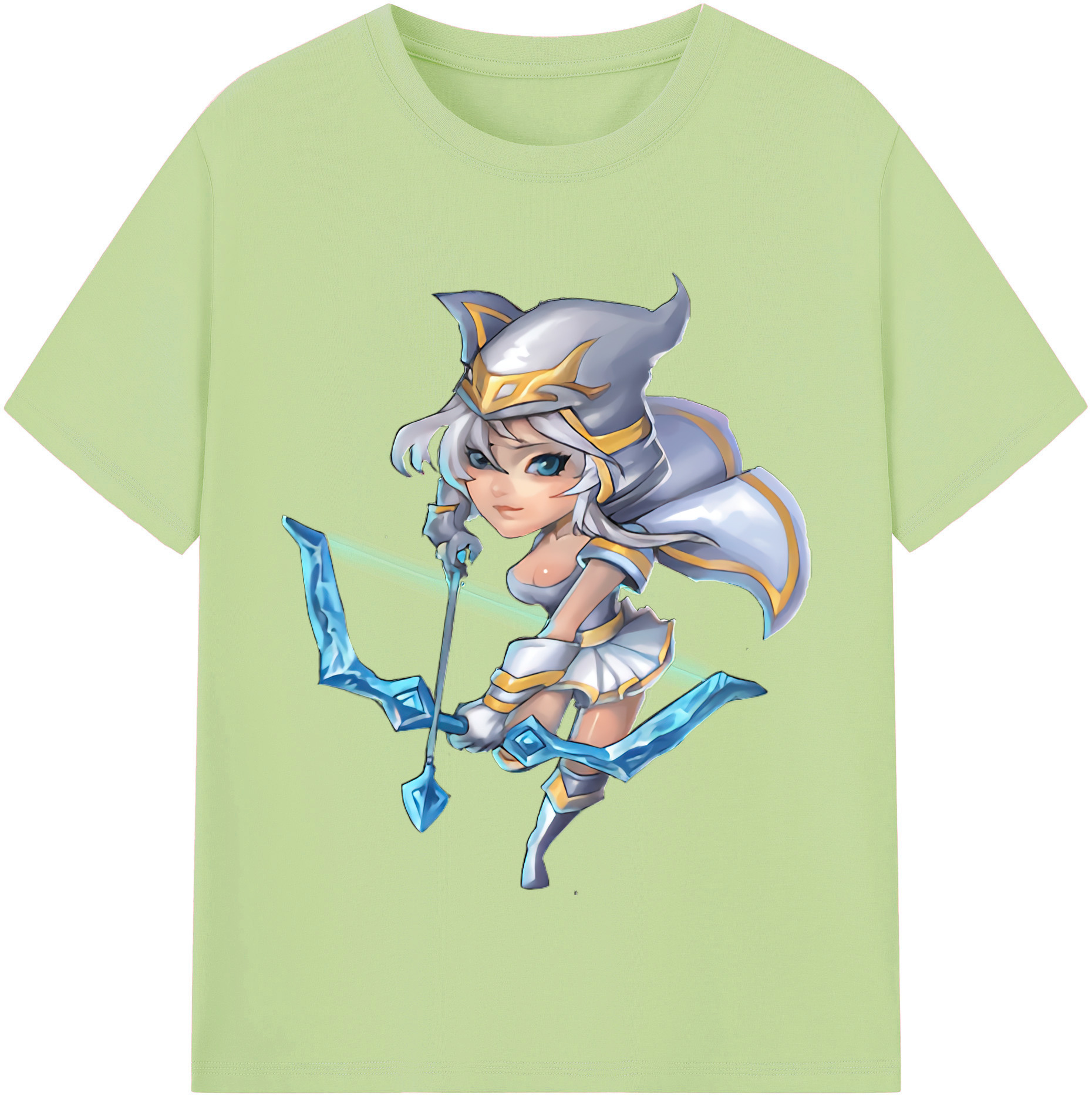 リーグ・オブ・レジェンド League of Legends LOL 綿100％半袖Tシャツ（フロントプリント）